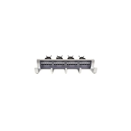 Commscope Patch Panel, 3-1/2 in. H x 19 in. W x 10-1/2 in. L, Thermoplastic, Steel 360-PM-GS3-2U